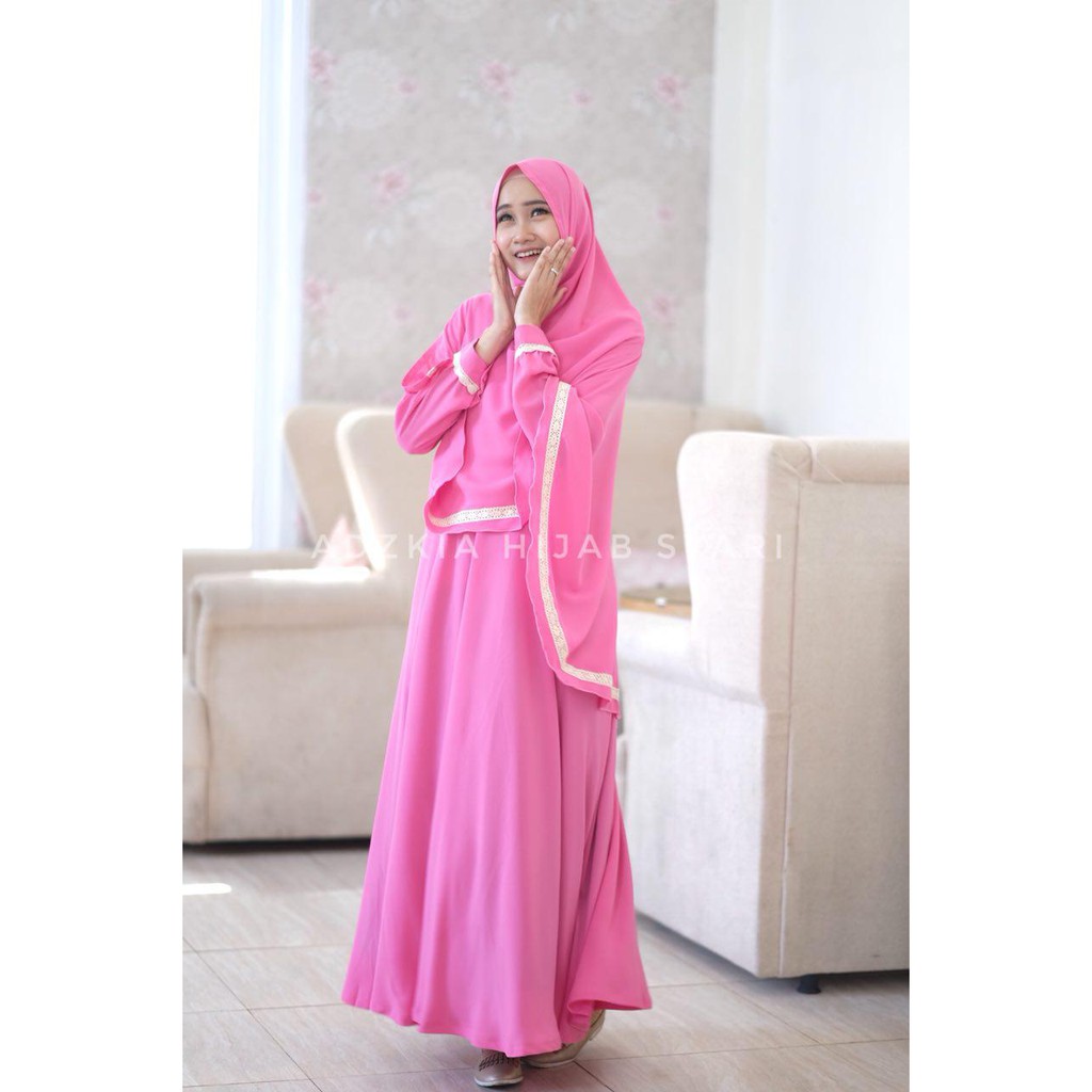 ONLY GAMIS JUSTMINE/GAMIS CANTIK/GAMIS MURAH/GAMIS ADZKIA/ADZKIA HIJAB SYARI/GAMIS ORI