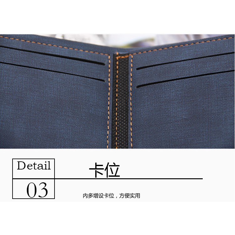 Dompet Lipat Kulit Pria Men’s Wallet PU Leather Import Original MenBense