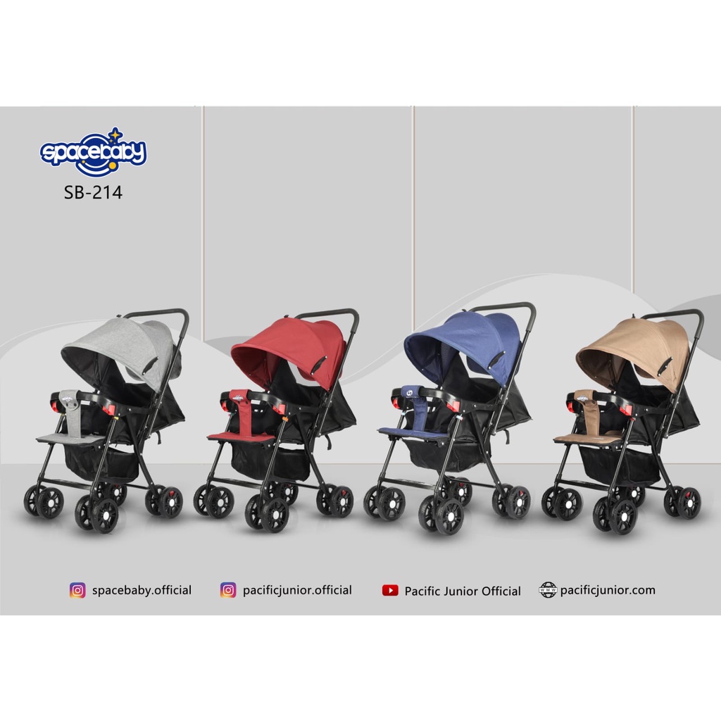 SPACE BABY Stroller SB 204 SB 207 SB 214 Kereta Dorong Bayi SPACEBABY SB204 SB207 SB214