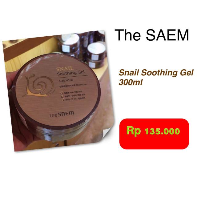 THE SAEM - Snail Soothing Gel - 300ml