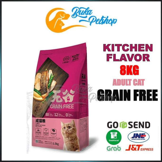 

Kitchen Flavor Adult Cat 8Kg Makanan Kucing Kitchen Flavor Grab-Gojek