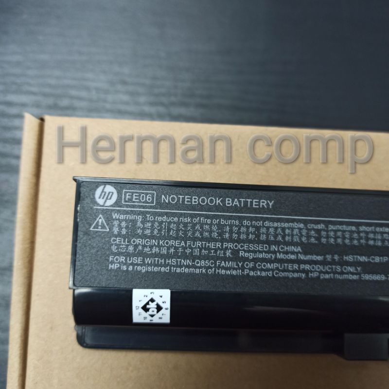 Original Baterai Laptop Hp ProBook 5220M 5520M Series FE06