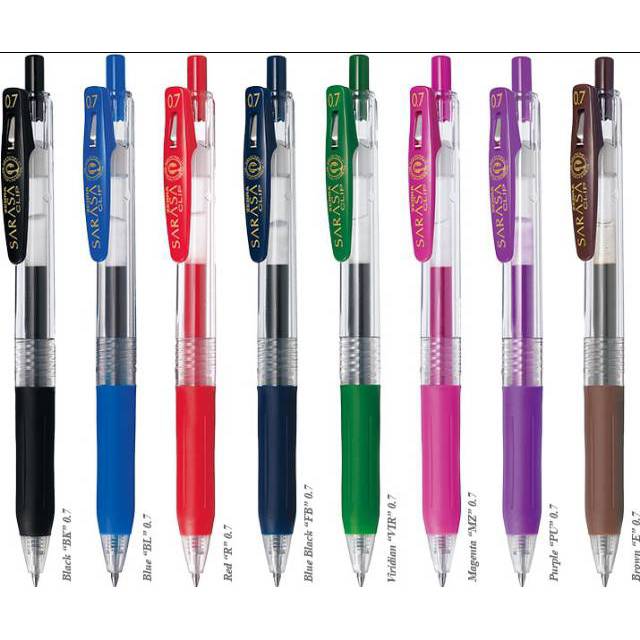 

Pulpen Gel Zebra Sarasa 0,7mm