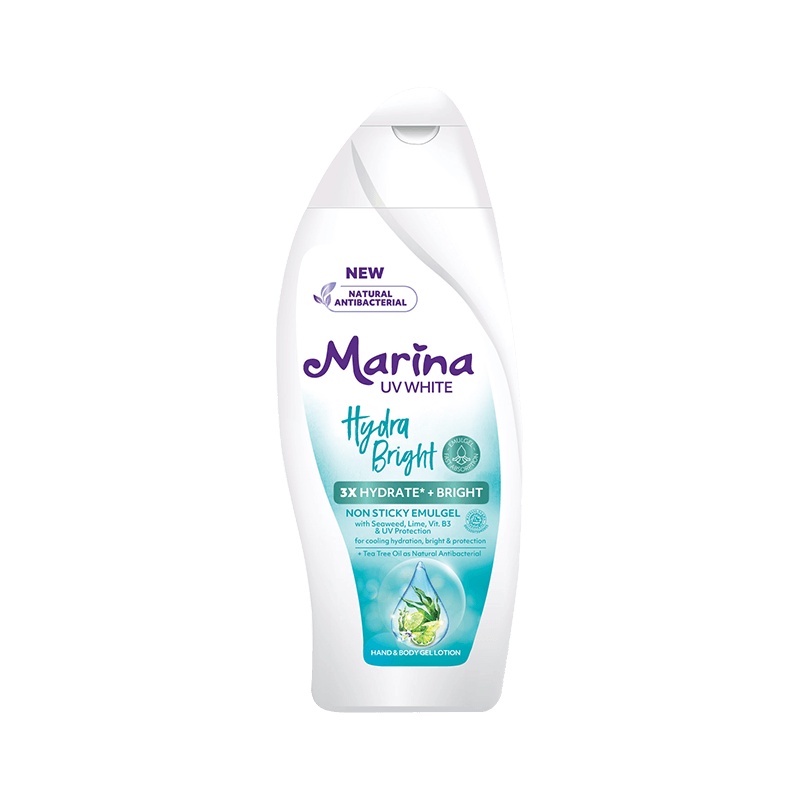 MARINA UV WHITE HAND &amp; BODY LOTION 185 ML