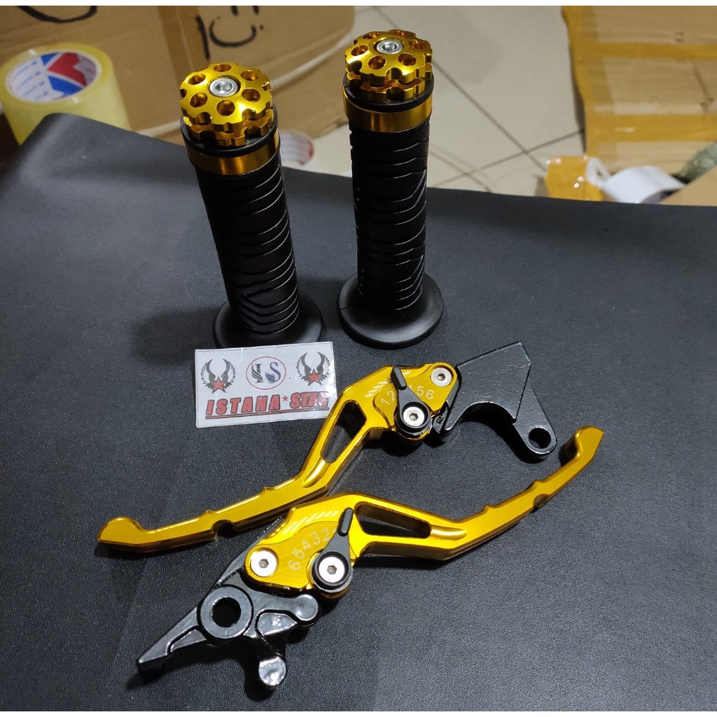 Handle / Handel Rem Aerox Full CNC GOLD 1PAKET