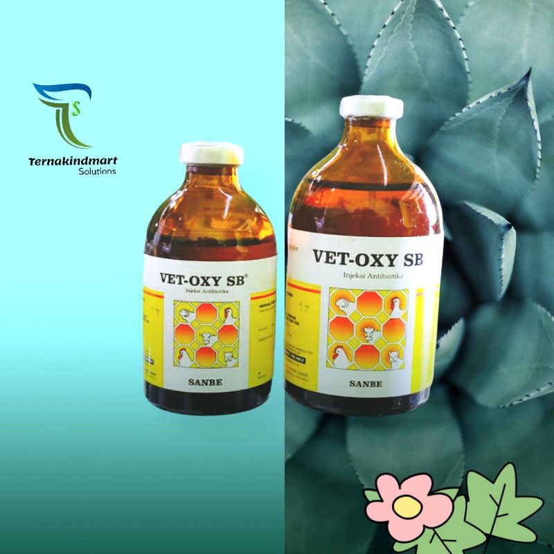 Vet Oxy SB 50 ml dan 100 ml Obat Infeksi Hewan