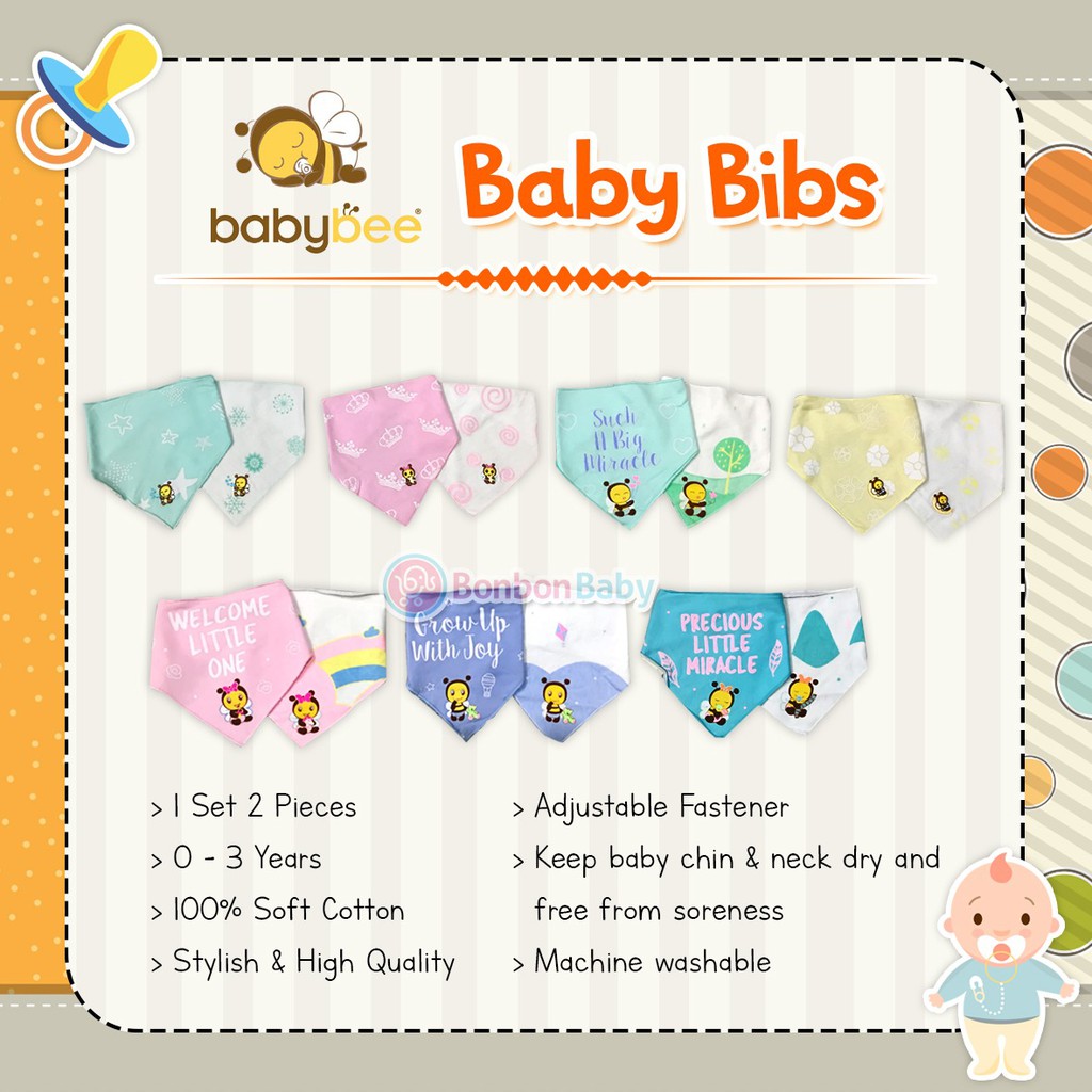 Babybee Baby Slaber Bibs