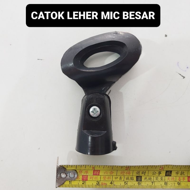 Catok Handle Mic Leher Mic Besar Kepala Stand Mic