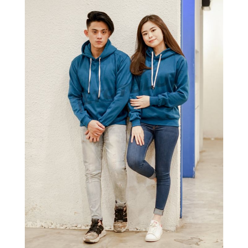 MUKZHOP - COUPLE SWEATER HODDIE POLOS / NEW - TOTOLUY. ID / BIRU ITB