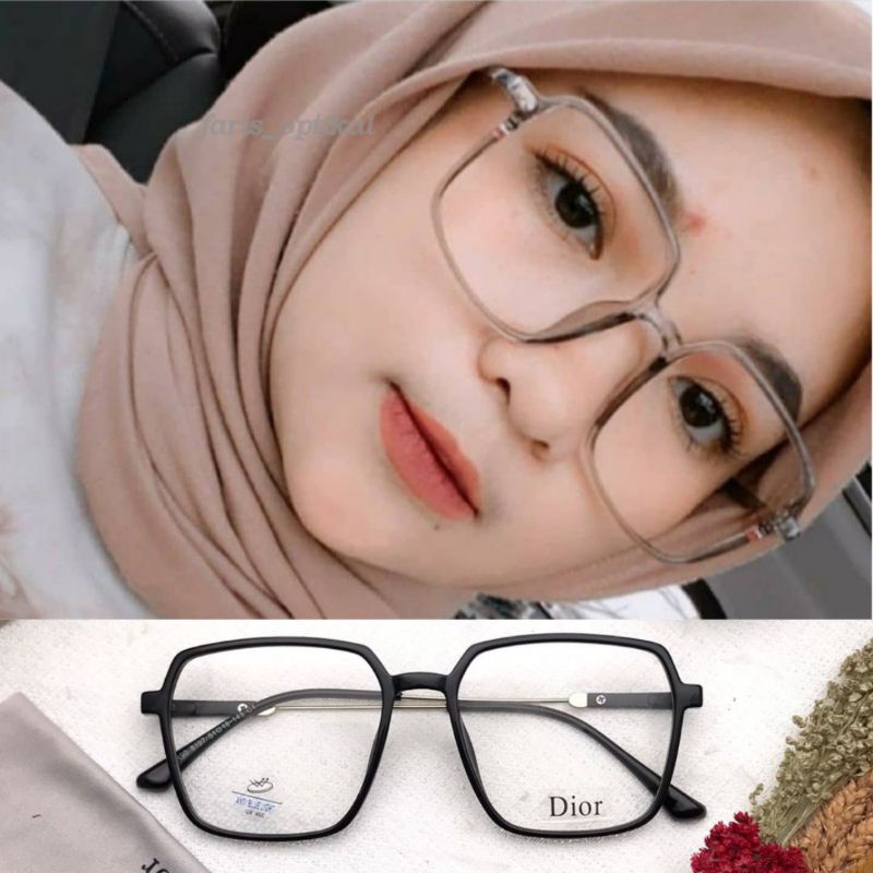 kacamata  PHOTOCROMIC minus antiradiasi (paket frame+lensa) 8197 kacamata