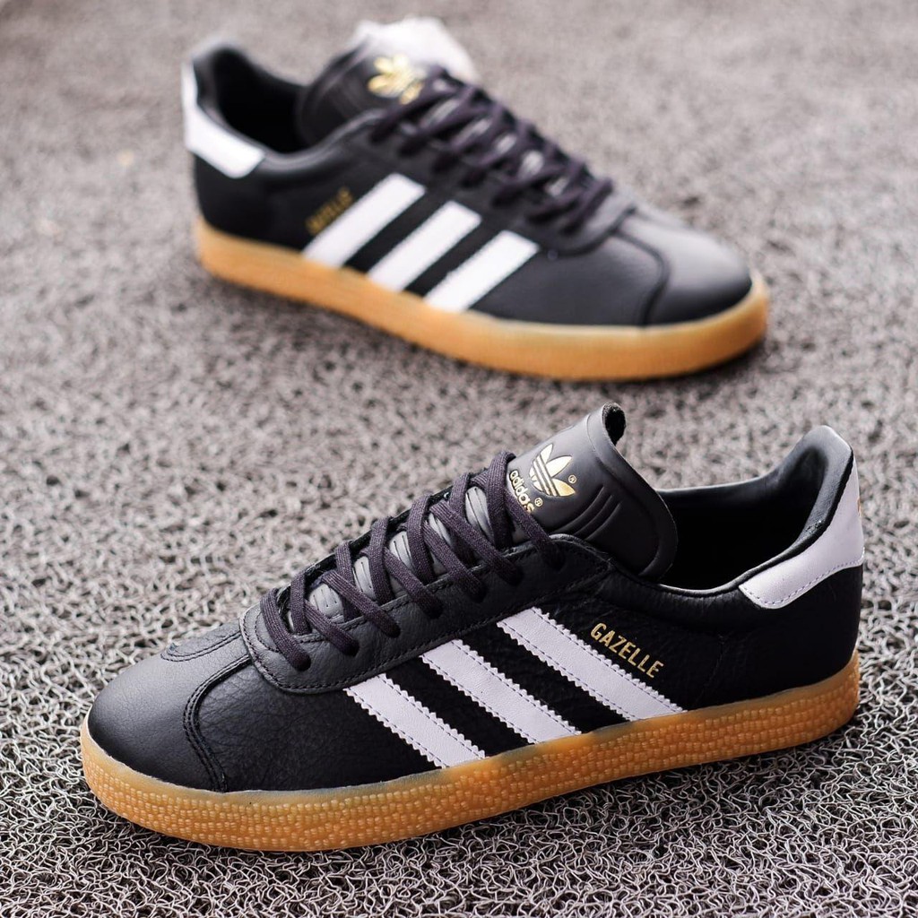 adidas gazelle leather gum