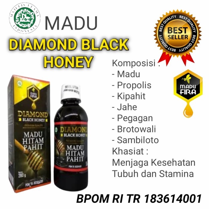 

Madu Hitam Pahit Black Honey DIAMOND untuk Kesehatan dan Stamina 280gr