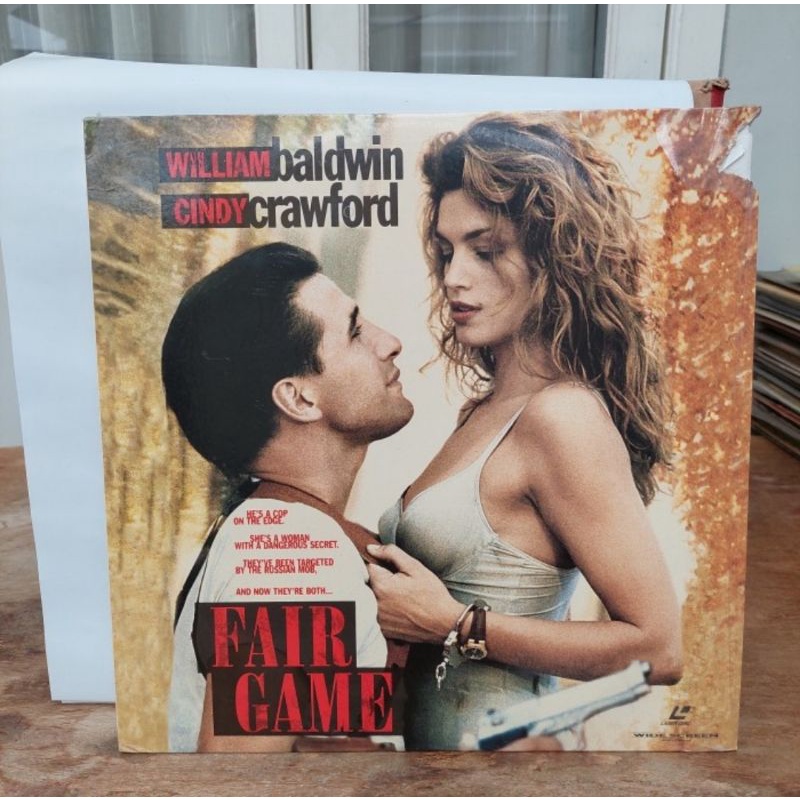 Kaset Laser disc Fair Game Cindy Crawford