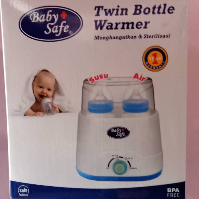 twin bottle warmer baby safe