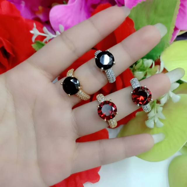 Xuping cincin Mata warna