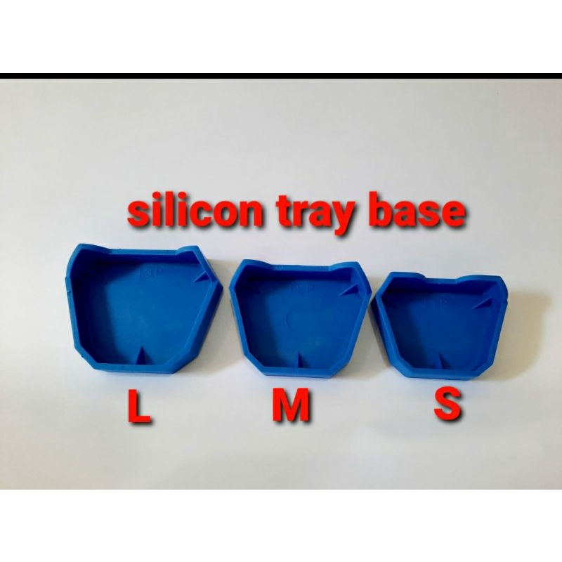 6 PCS Cetakan Basis Model Gigi / Rubber Base Silicone