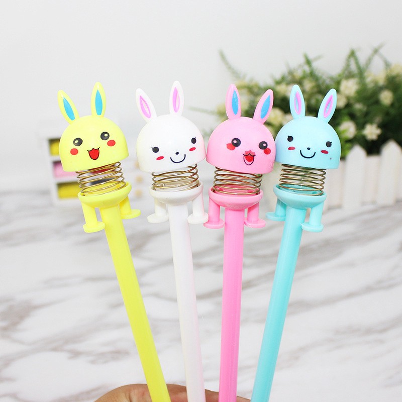 PULPEN GEL MOTIF PER KELINCI LUCU IMUT / BOLPEN GEL KARAKTER BUNNY