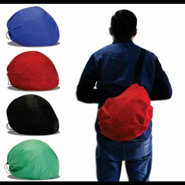 Cover Helm Half Full Face Anti Air Bogo Waterproof Anti Air Model Trendi Tas Anak Motor