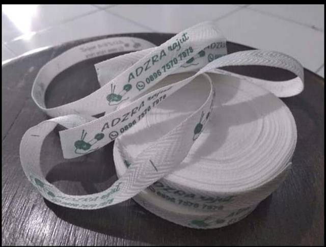 Sablon Label Pita Piterban Murah