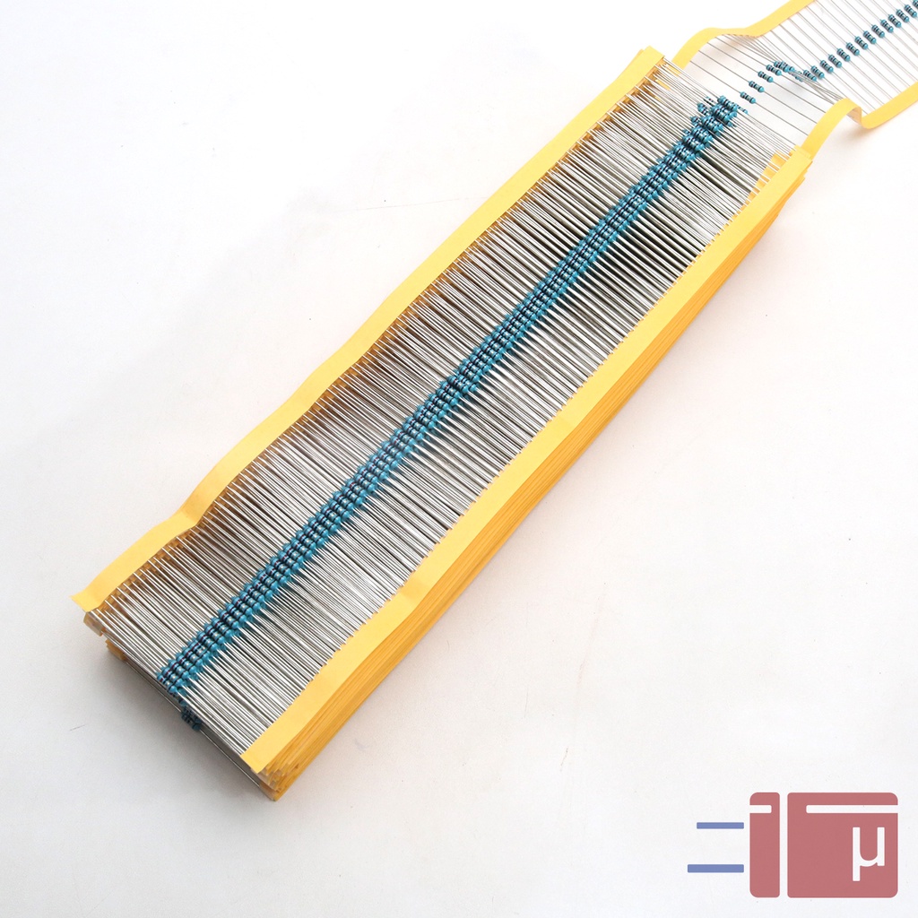 x10 Resistor 82R 82 Ohm 1/4W Metal Film 1% Taiwan Kaki Tembaga