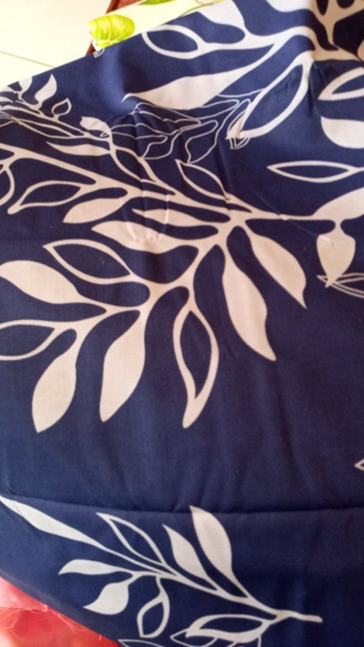 Kain Bahan Sprei Meteran Katun Star Motif Acacia