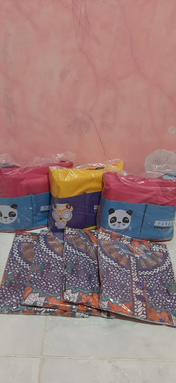 Tunik Batik Warna Soft Ukuran M L Xl Xxl Jumbo