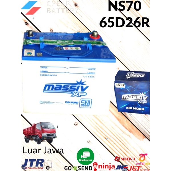 Jual Aki mobil massiv xp ns70 kijang dyna panther colt diesel fuso hino