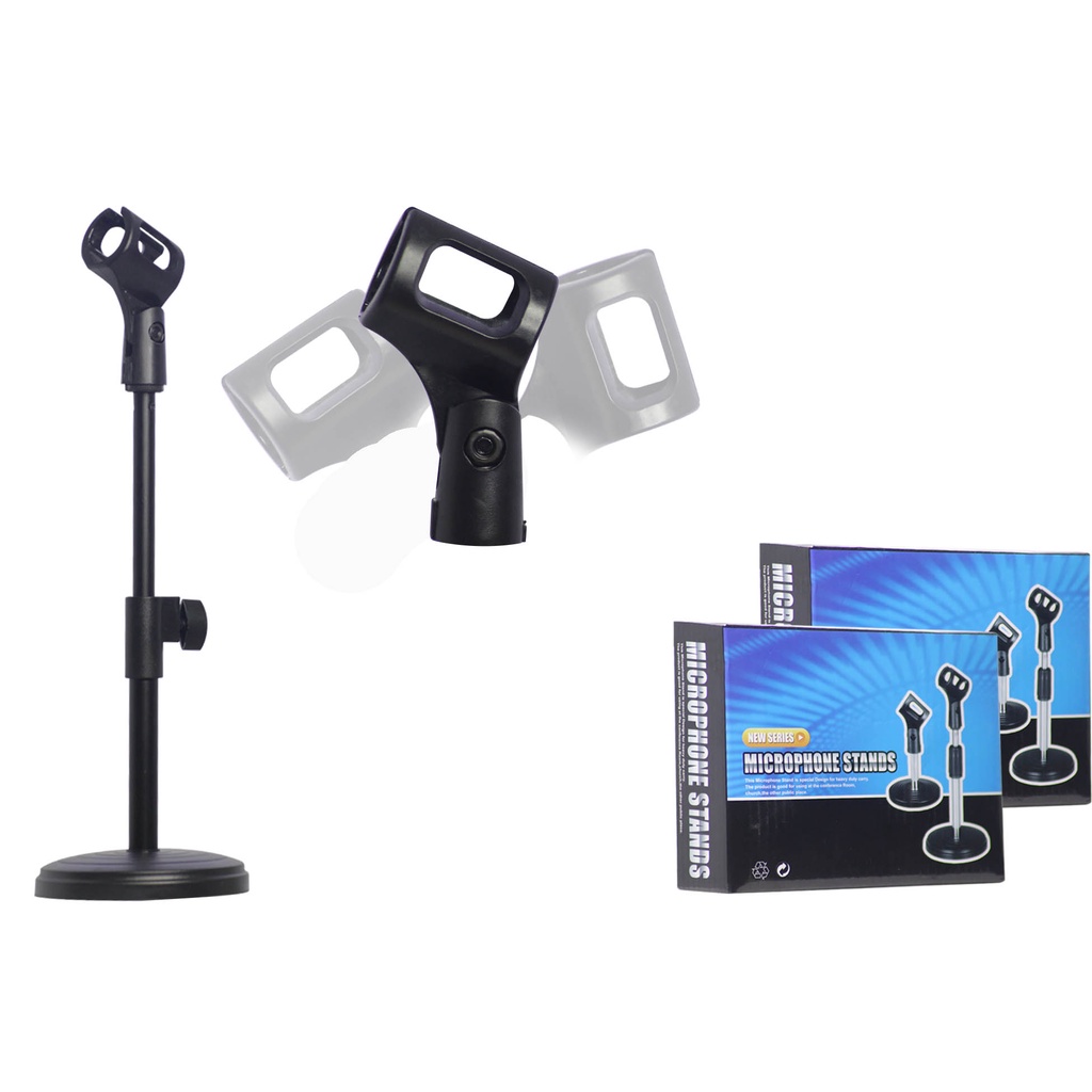 STAND MICROPHONE MEJA PODIUM / HOLDER / STAND MIC HOLDER PODIUM VIDEO NEW DH 402