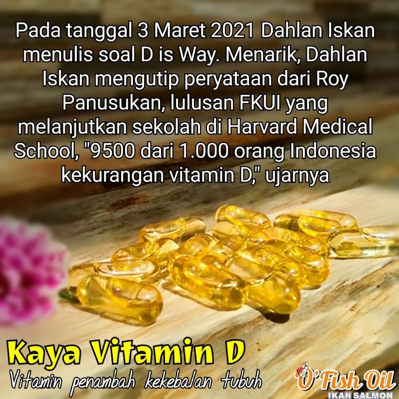 [Best Seller] Minyak Ikan O`Fish Oil Ikan Salmon Penambah Nafsu makan dan Kecerdasan Anak
