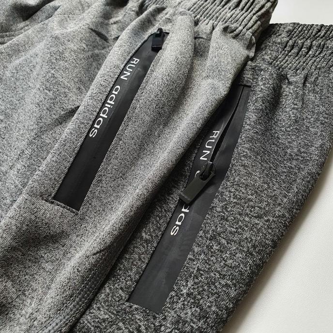 BISA COD CELANA PENDEK ADIDAS IMPORT - DARK / LIGHT GREY COLOR