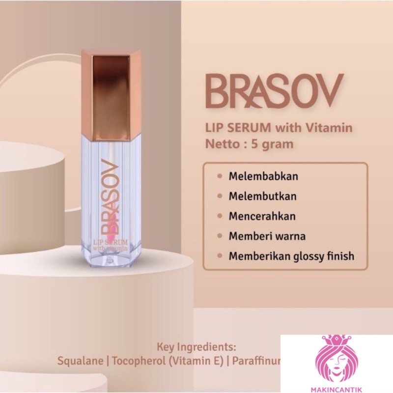 Brasov Lip Serum/ Vitamin Pelembab Bibir