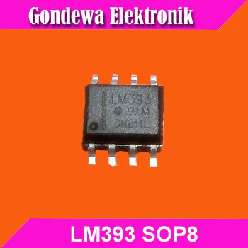 LM393 LM393DR SOP8 Low power dual comparators