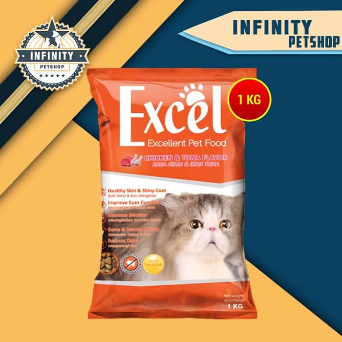 Makanan Kucing Excel Cat Food 1 KG