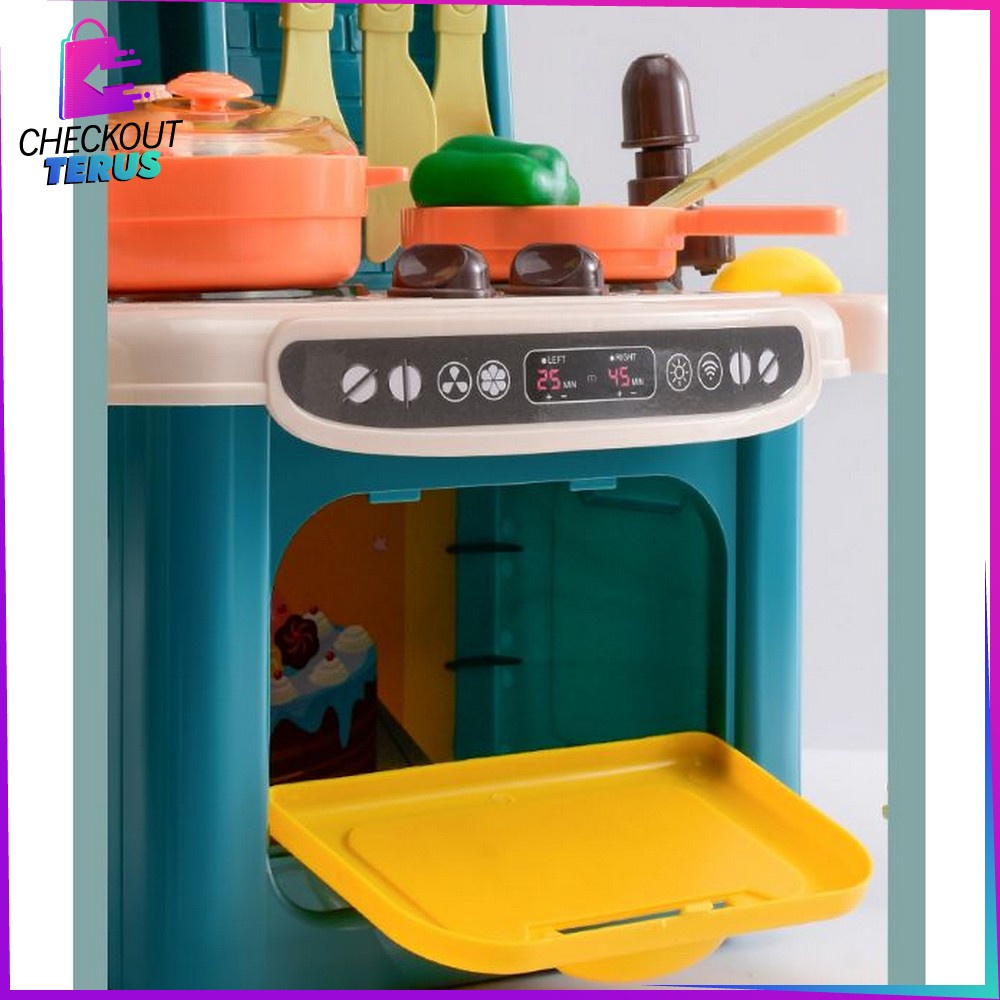 CT M260 Mainan Anak Perempuan Masak Masakan Isi 36PCS Lengkap Kitchenware 8038 Mainan Anak Kitchen Set Mini