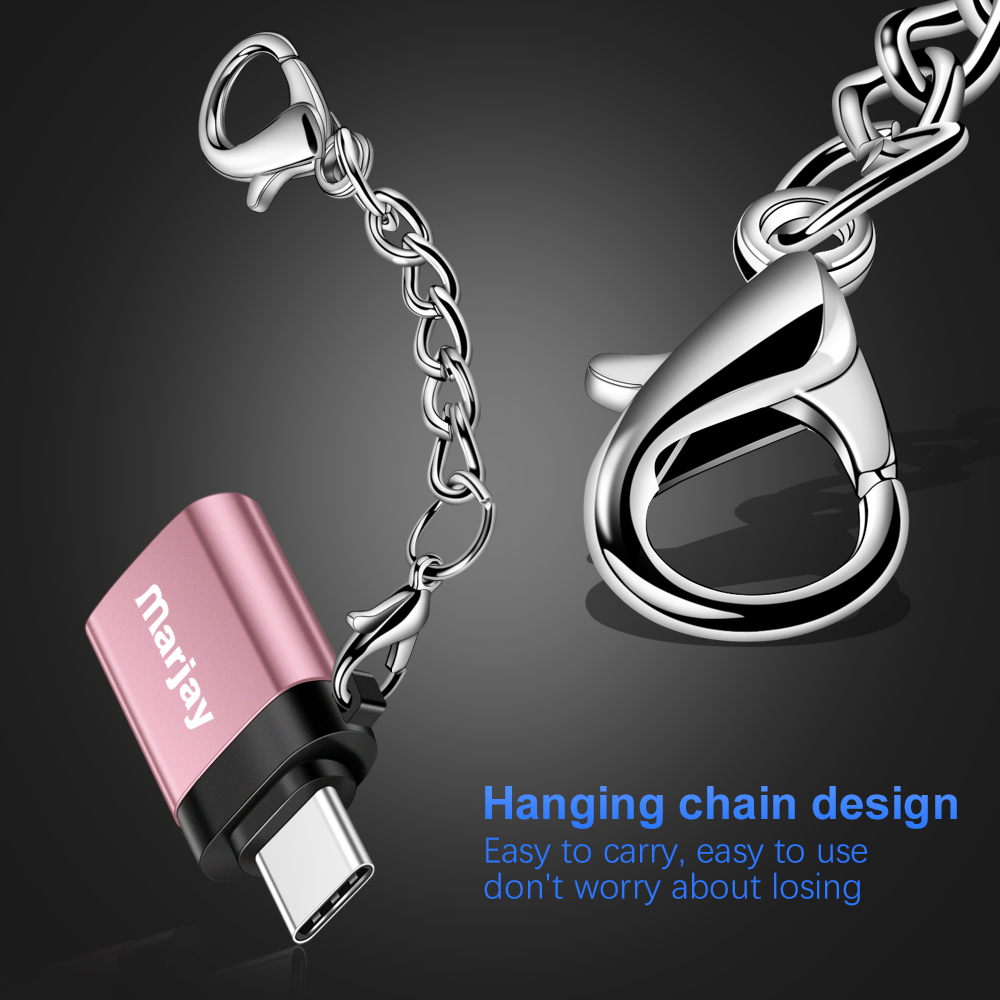 Marjay Kabel Adapter Otg Usb-C Tipe C Untuk Samsung S10 S9 S8 Xiaomi 9 8 Usb 3.0