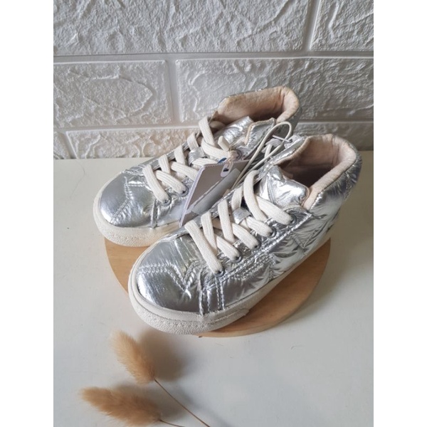 Sepatu Zara Kids High Top Sneakers size 24 Original SALE