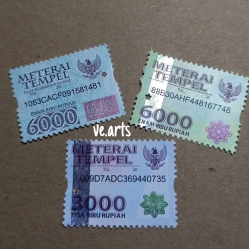 

Materai Tempel Original