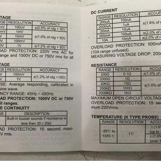 Avometer Digital / Multimeter Digital Dt830 Myfair Elektronik-8889 Kualitas Baik