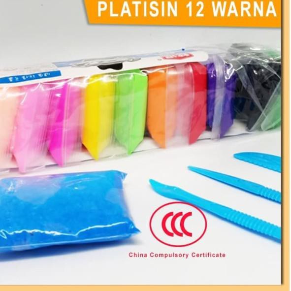☂ Polymer Clay Magic / Mainan Anak Clay Plastisin / Lilin Mainan 12 Warna ⅍
