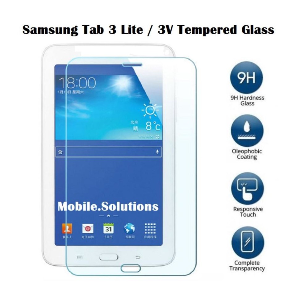 Tempered Glass Samsung Tab 3V T110 T111 Tab 3 Lite T116 7.0 inchi Screen Guard AntiGores Kaca Tablet