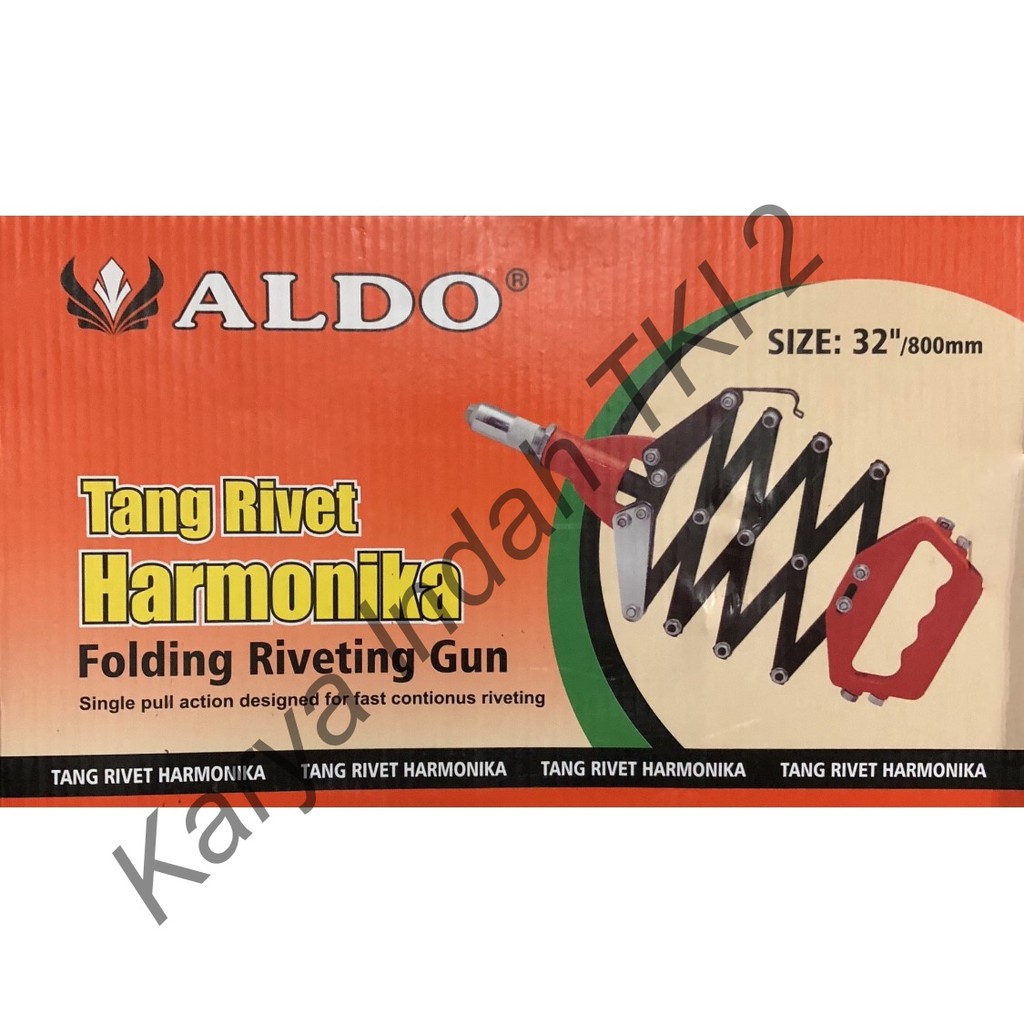 Tang Rivet Harmonika ALDO 32" Folding Riveting Gun 800mm