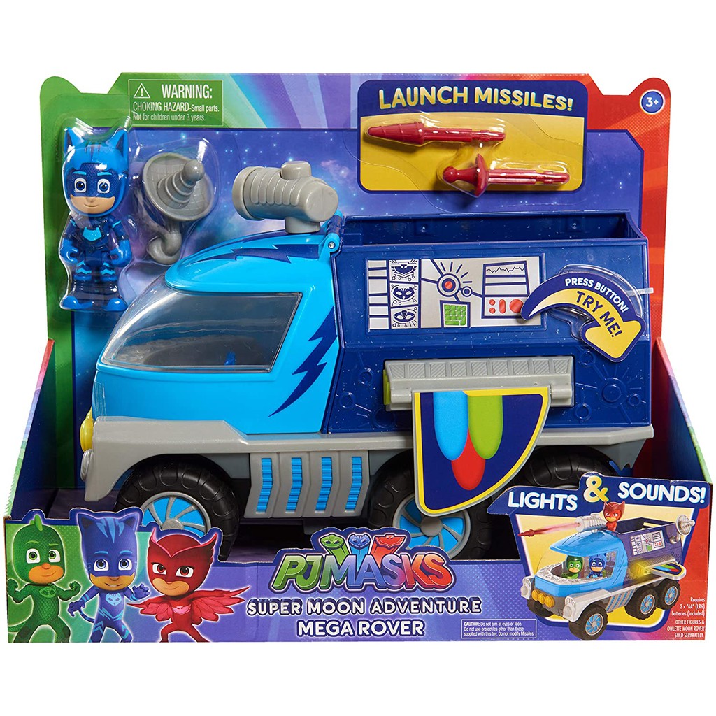 PJ Masks Super Moon Adventure Mega Rover Blue CatBoy Cat boy