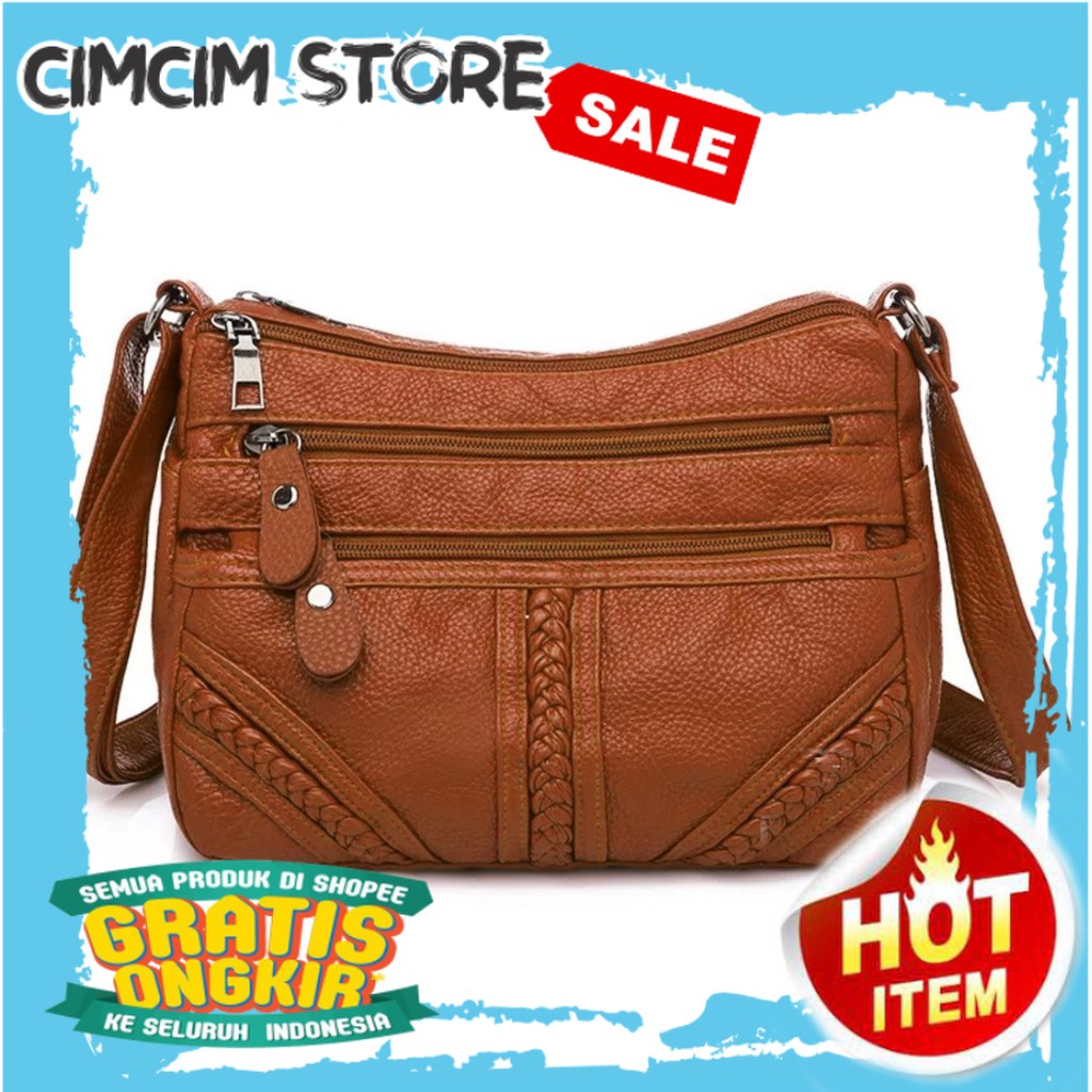 TAS TERBARU TERMURAH / Sling Bag Wanita Korea Murah Novera Tas Selempang Remaja Terbaru Kekinian Tas