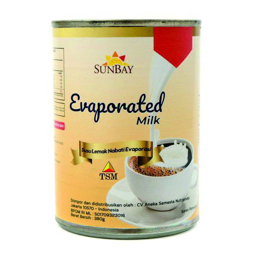 

SUNBAY EVAPORATED MILK 380GR / SUSU EVAPORASI - SUSU