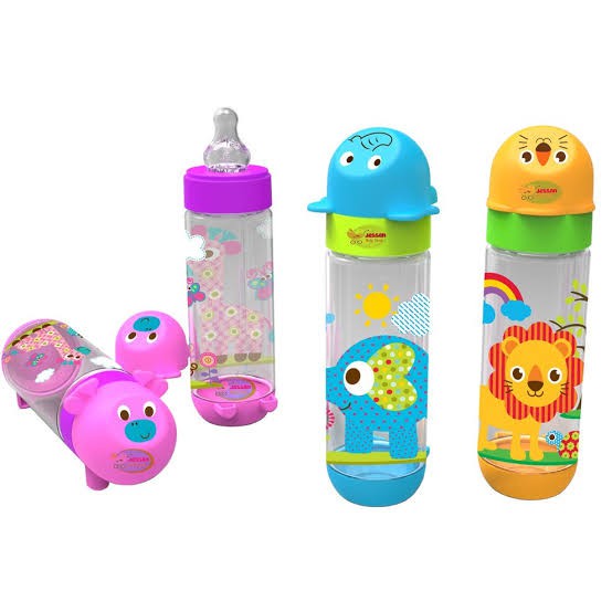 BABY SAFE - FEEDING BOTTLE 125 ML (AP001) / 250 Ml (AP002) / BOTOL SUSU BAYI SLIM NECK CHARACTER