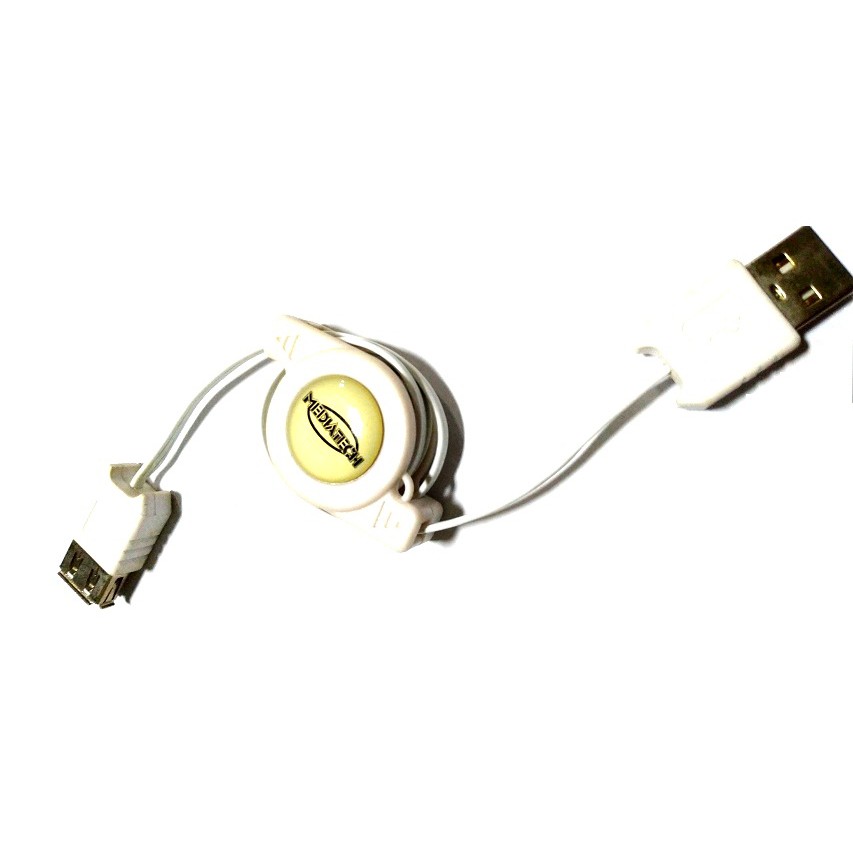 Kabel USB Retracable AM to AF Mediatech -  66905