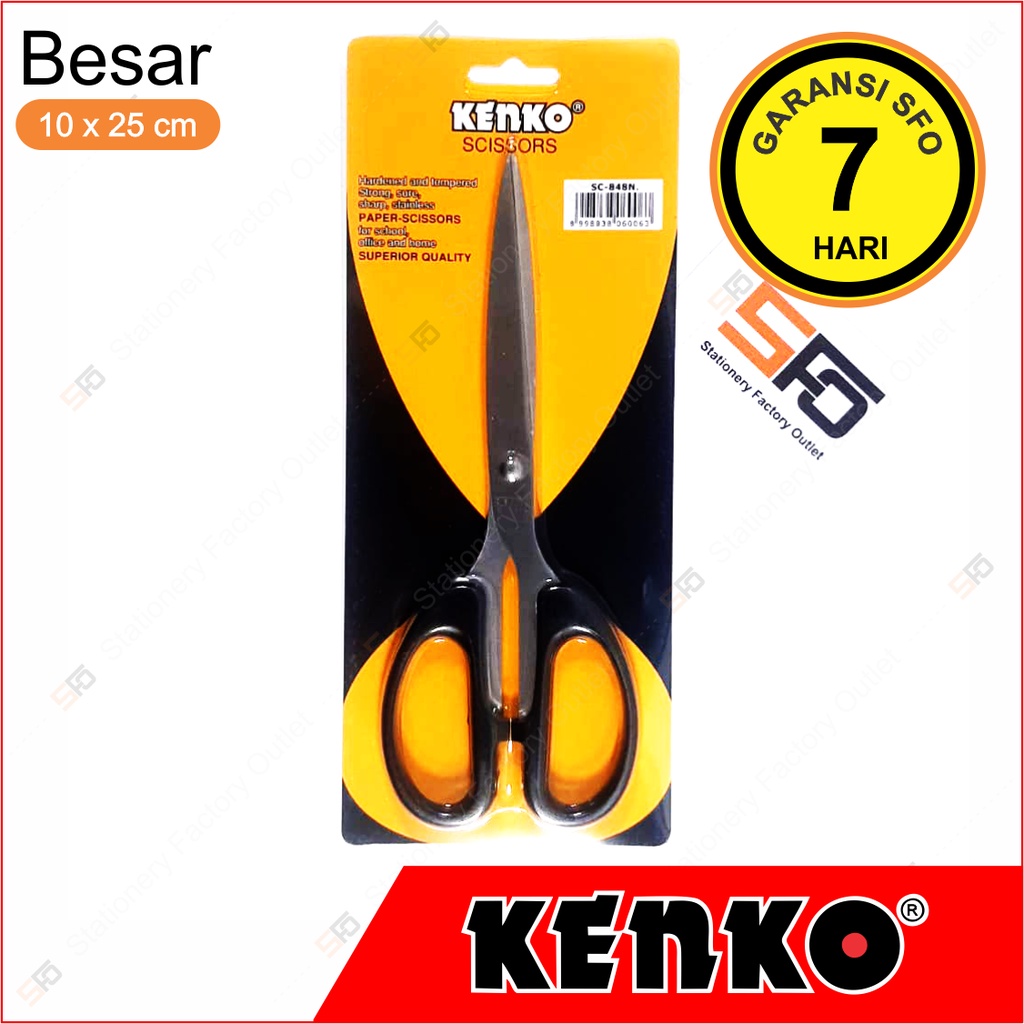 

Gunting Kenko Besar SC-848N - 20 cm SC 848 N - SFO Semarang Official