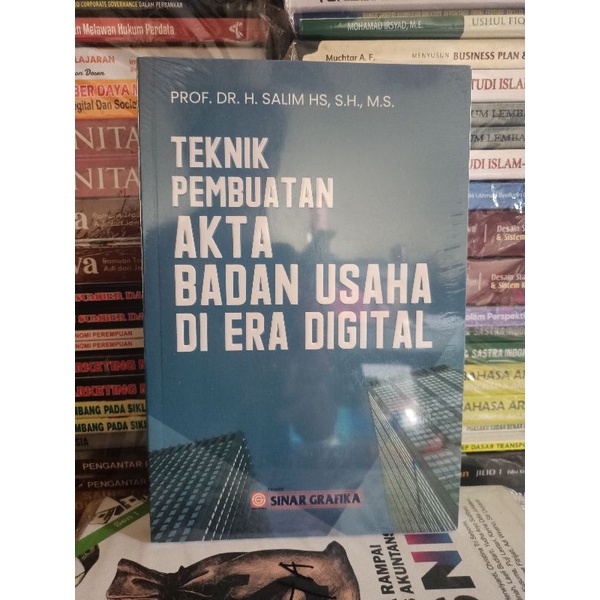 

doriginal buku teknik pembuatan akta badan usaha di era digital