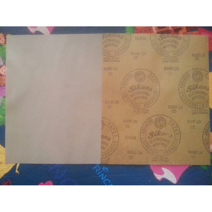 amplas sikens no.8000 / GRIT 8000 PER LEMBAR setara grit 10000