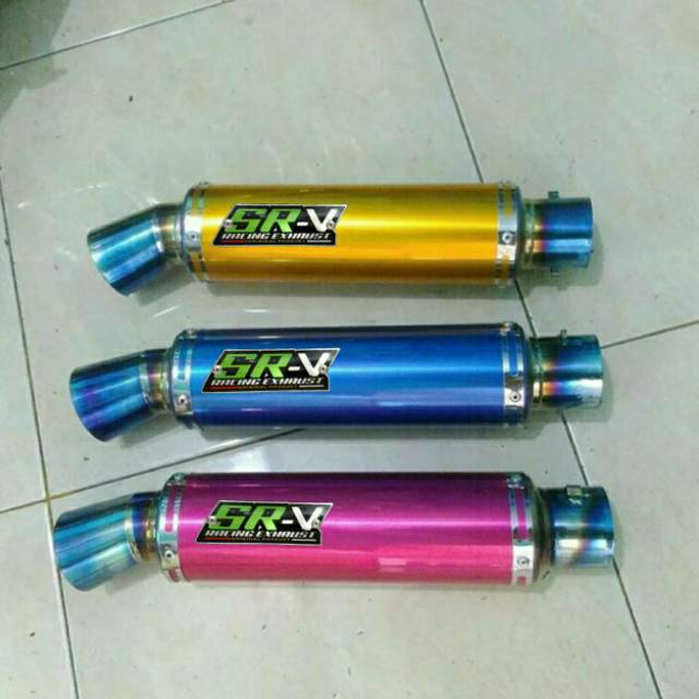 Slincer knalpot model kou original srv  cb150 r vixion mx jupiter satria fu gsx r15/v3 sonic dll